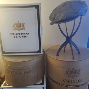 Vintage Stetson Newsboy Cap Beret 7 1/8